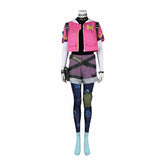 Halloweez Clove Cosplay Outfit - Pink Coat, Shirt, Pants for Women's Game Suit - Halloweez
